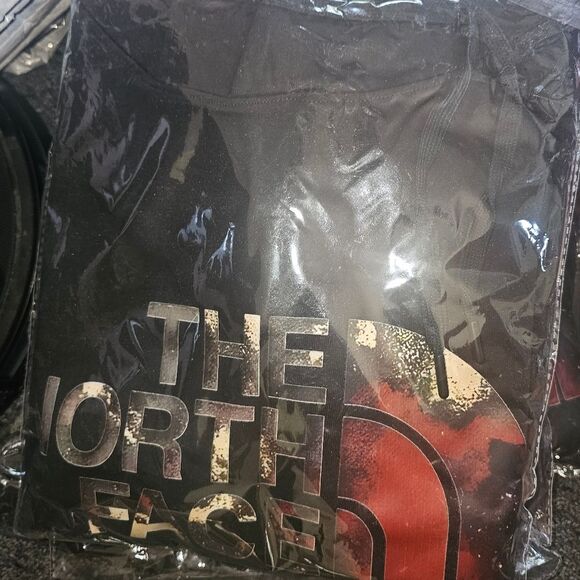 Brand New Lite The North Face Black Hoodie with Multicolor Logo 012.Xl - Picture 2 of 2
